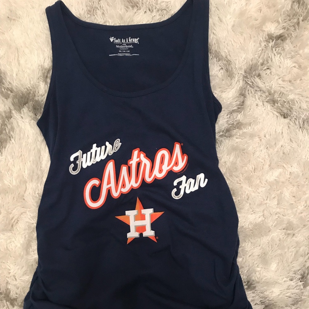 Maternity Astros tank